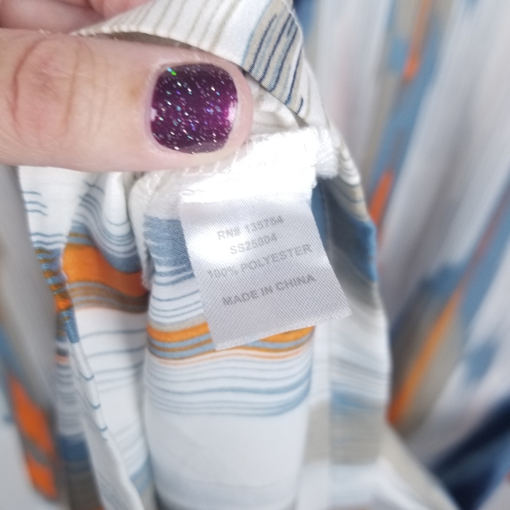 Charming Charlie New Ikat Tunic Shirtdress Med - Picture 8 of 8